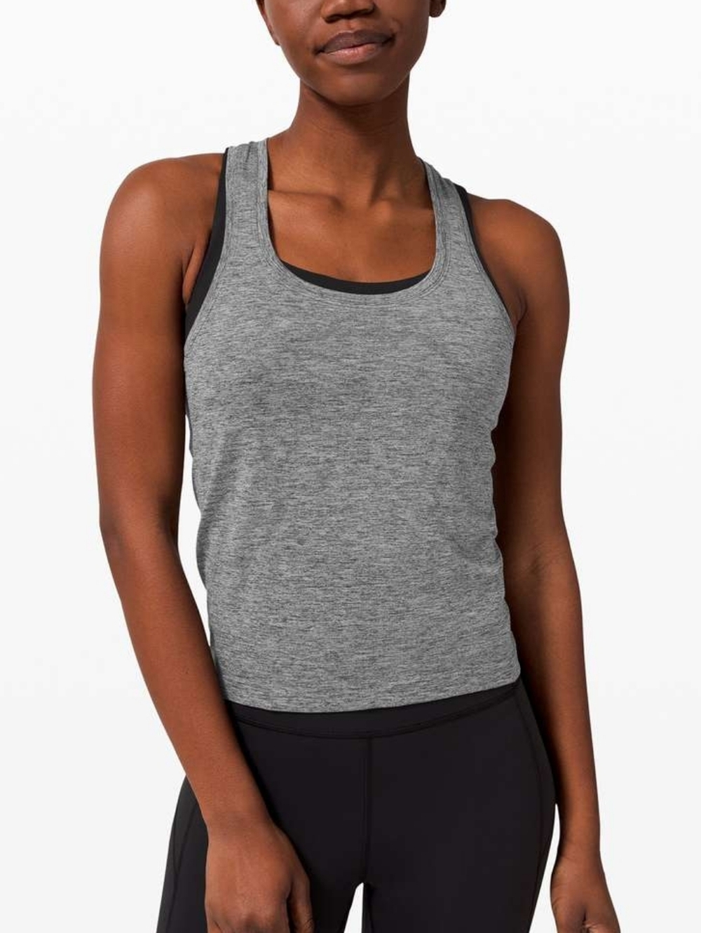 Lululemon Swiftly Tech Racerback 2.0 *Race Length Graphite Grey / Silver Drop
